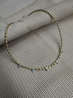 Mavi Boncuk Detay kolye