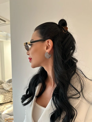 Zirkon Taşlı Özel Tasarım Küpe