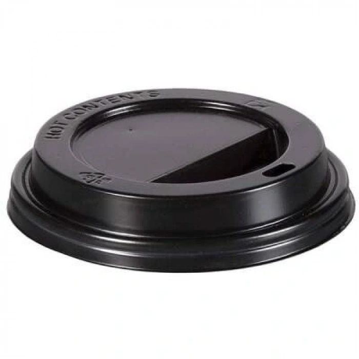 14OZ Plastik Siyah Kapak