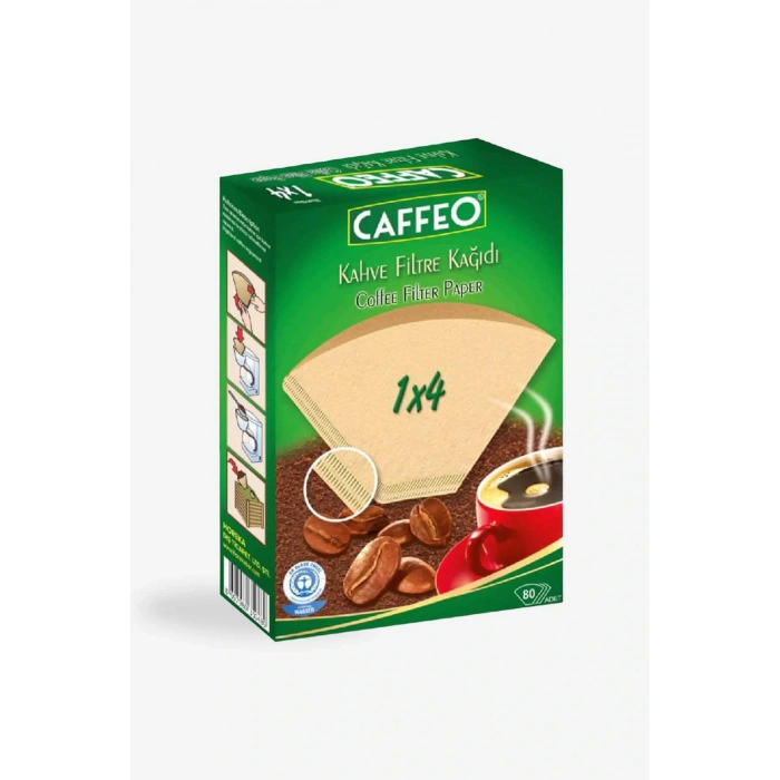 Caffeo 1x4 Kahve Filtre Kağıdı 80li