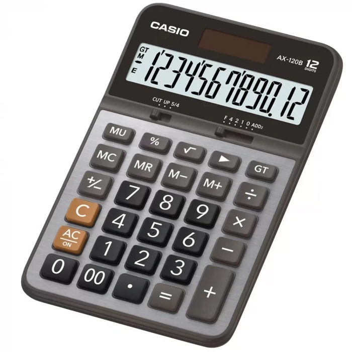CASIO AX-120B MASA TİPİ 12 HANE HESAP MAKİNESİ