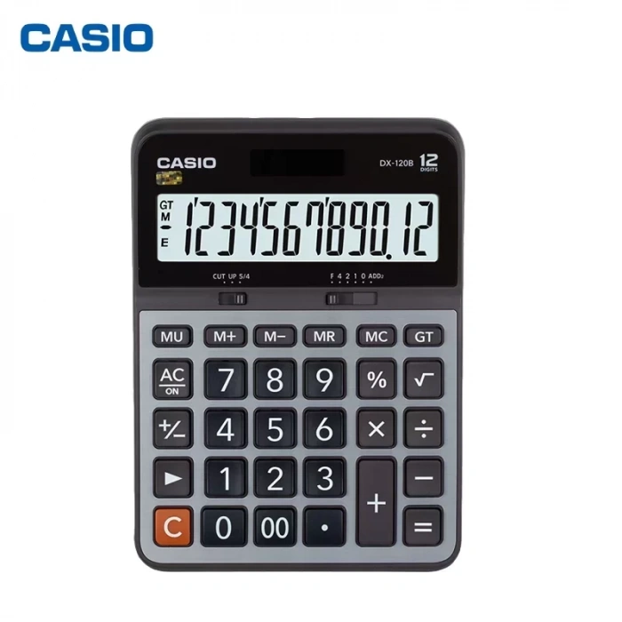 CASIO DX-120B MASA TİPİ 12 HANE HESAP MAKİNESİ