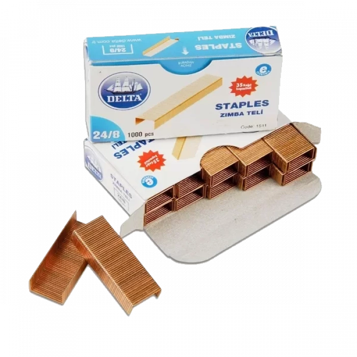 Delta Zımba Teli 1000 Lİ 35 Syf 24/8 Sarı 10 Adet