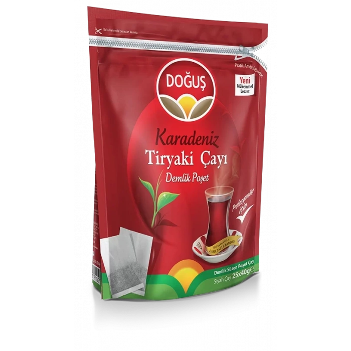 Doğuş Karadeniz Tiryaki Demlik Poşet Çay 25*40 Gr