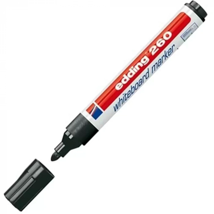 Edding Tahta Kalemi Yuvarlak Uçlu 1.5-3MM Siyah 10 Adet