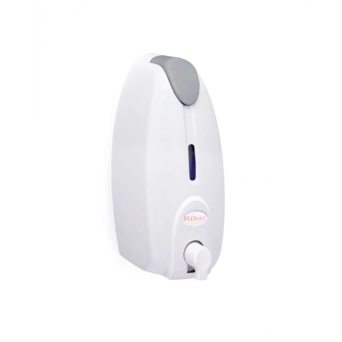 Flora Köpük Sabunluk Büyük Kapaklı (500 Ml Beyaz)