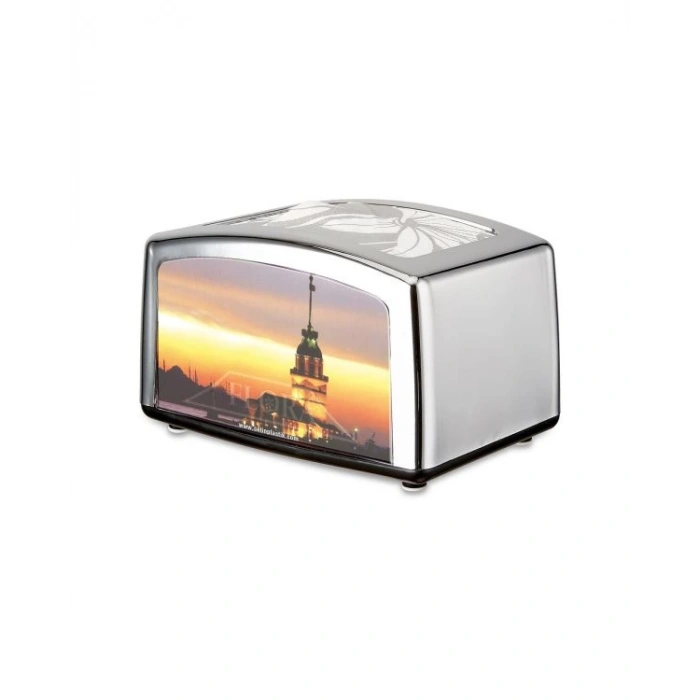 Flora Nokta Peçetelik Krom