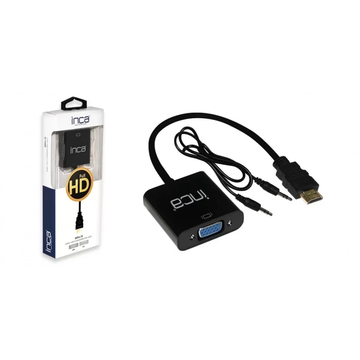 INCA IHTV-7TS HDMI TO VGA JACKLI SES KABLOSU DAHL
