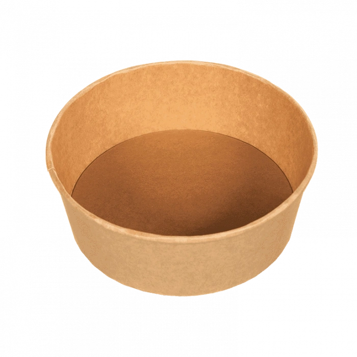 Karton Kraft Salata Kasesi Kapaklı 1300cc