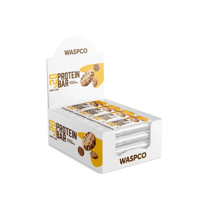 WASPCO Kurabiye Aromalı Protein Bar 40g x 16 Adet