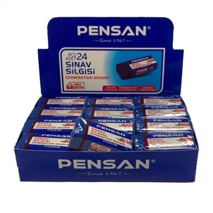 Pensan Sınav Silgisi Mavi 24 Adet