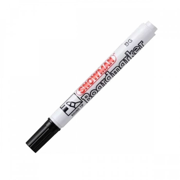 Snowman Tahta Kalemi Yuvarlak Uçlu Siyah 12li