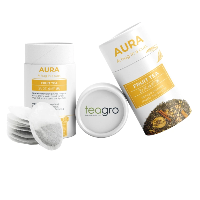 Teagro Aura Vanilya Aromalı, Muzlu Meyve Çayı