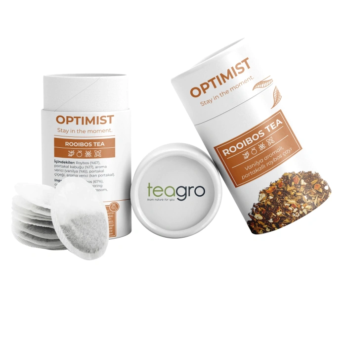Teagro Optımıst Vanilya Aromalı, Portakallı Roybos Çayı