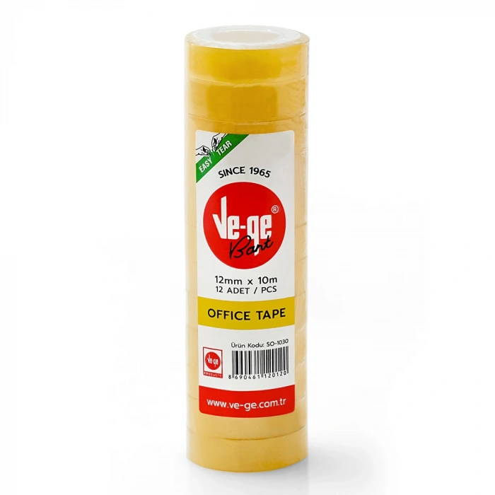 Vege Selefon Bant Offıce Tape 12x10 720 Adet (1 Koli)