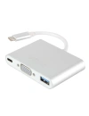 Vcom CU426M Type-C/M To Vga/F Usb 3.0/F Type-C/F
