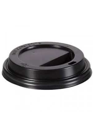 14OZ Plastik Siyah Kapak