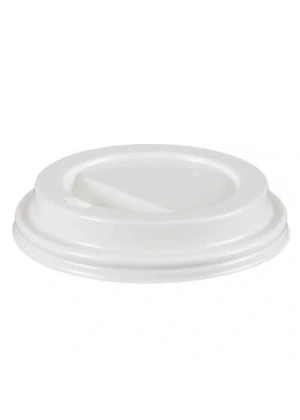 8OZ Plastik Beyaz Kapak