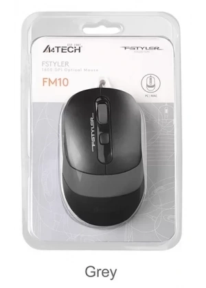 A4 TECH FM10 USB FSTYLER GRİ OPTİK 1600 DPI