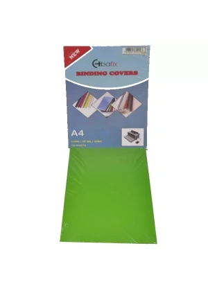 Bafix Cilt Kapağı Plastik Opak A4 160 MIC Yeşil 100 Paket