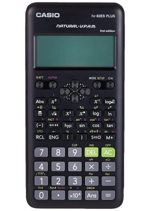 CASIO FX-82ES PLUS SİYAH  HESAP MAKİNESİ 2VERSİYON