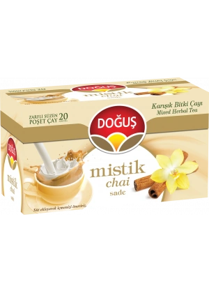 Doğuş Mistik Chai Sade 20 Adet 12 Kutu (1Koli)