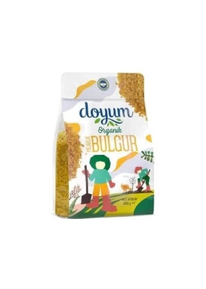 Doyum Organik Pilavlık Bulgur 1000 Gr 12 Adet (1 Koli)