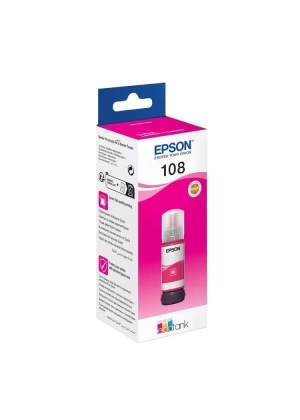 Epson T09C3 108 Magenta Kırmızı Şişe Mürekkep T09C