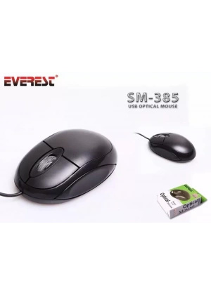 Everest sm-385 Siyah Usb Kablolu Optik 800 Dpı