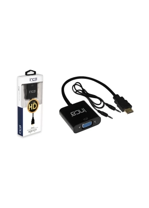 INCA IHTV-7TS HDMI TO VGA JACKLI SES KABLOSU DAHL