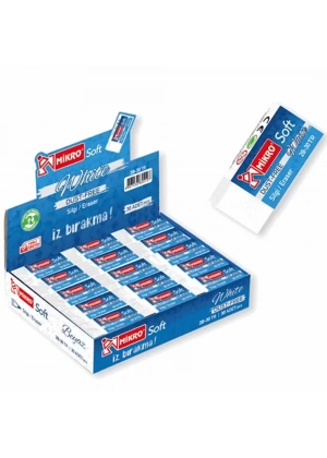 Mikro Silgi Soft Beyaz 2B 30 Adet