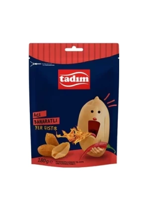 Tadım Yer Fıstığı Acı Soslu 180 Gr 12 Paket