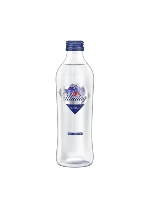 Uludağ Premium Doğal Kaynak Suyu Cam 330 Ml (12 Adet 1 Koli)