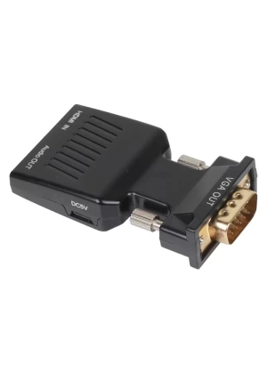 Vcom CA336A Siyah Vga Erkek To Hdmi Dişi Dönüştürü