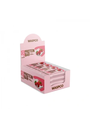 WASPCO Çilekli Protein Bar 40g x 16 Adet