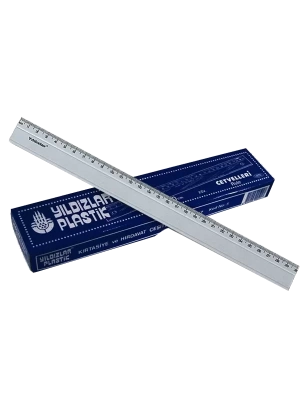 Yıldızlar Standart Cetvel Plastik 30 CM 24 Adet