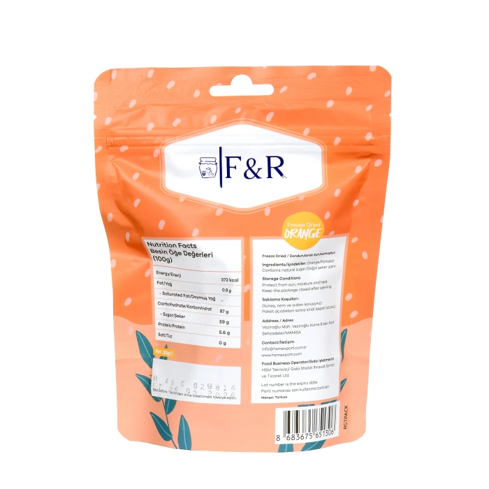 F&R Freeze Drıed Portakal 50 Adet (1 Koli)