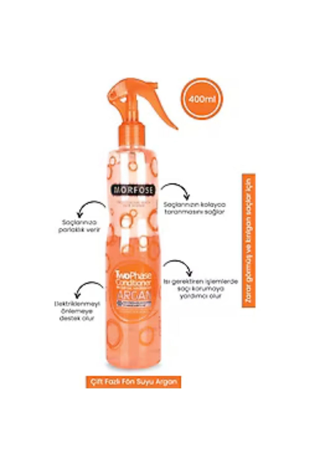 Morfose Çift Fazlı Argan Fön Suyu 400 ml