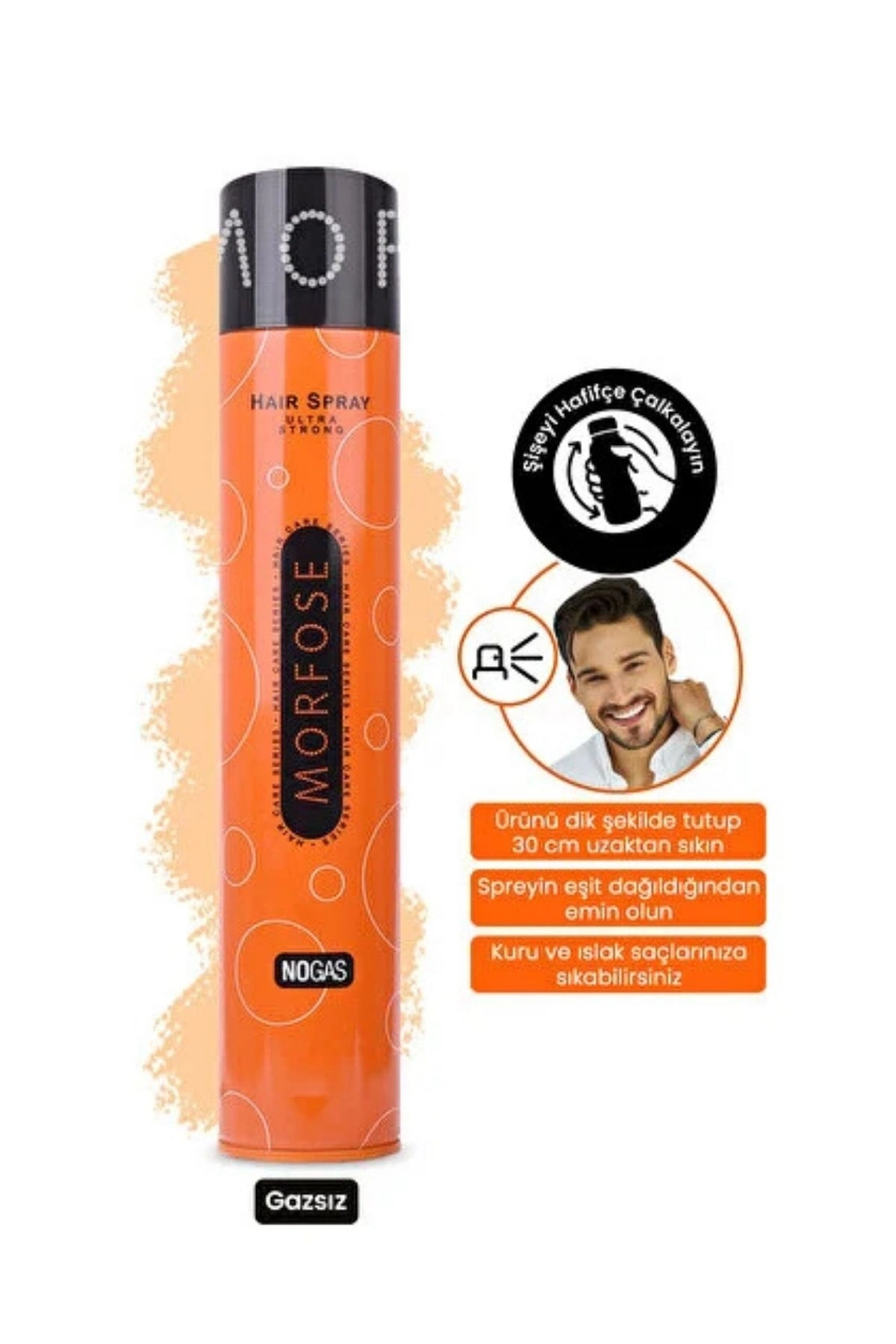 Morfose No Gas ( Gazsız) Saç Spreyi 400 ml