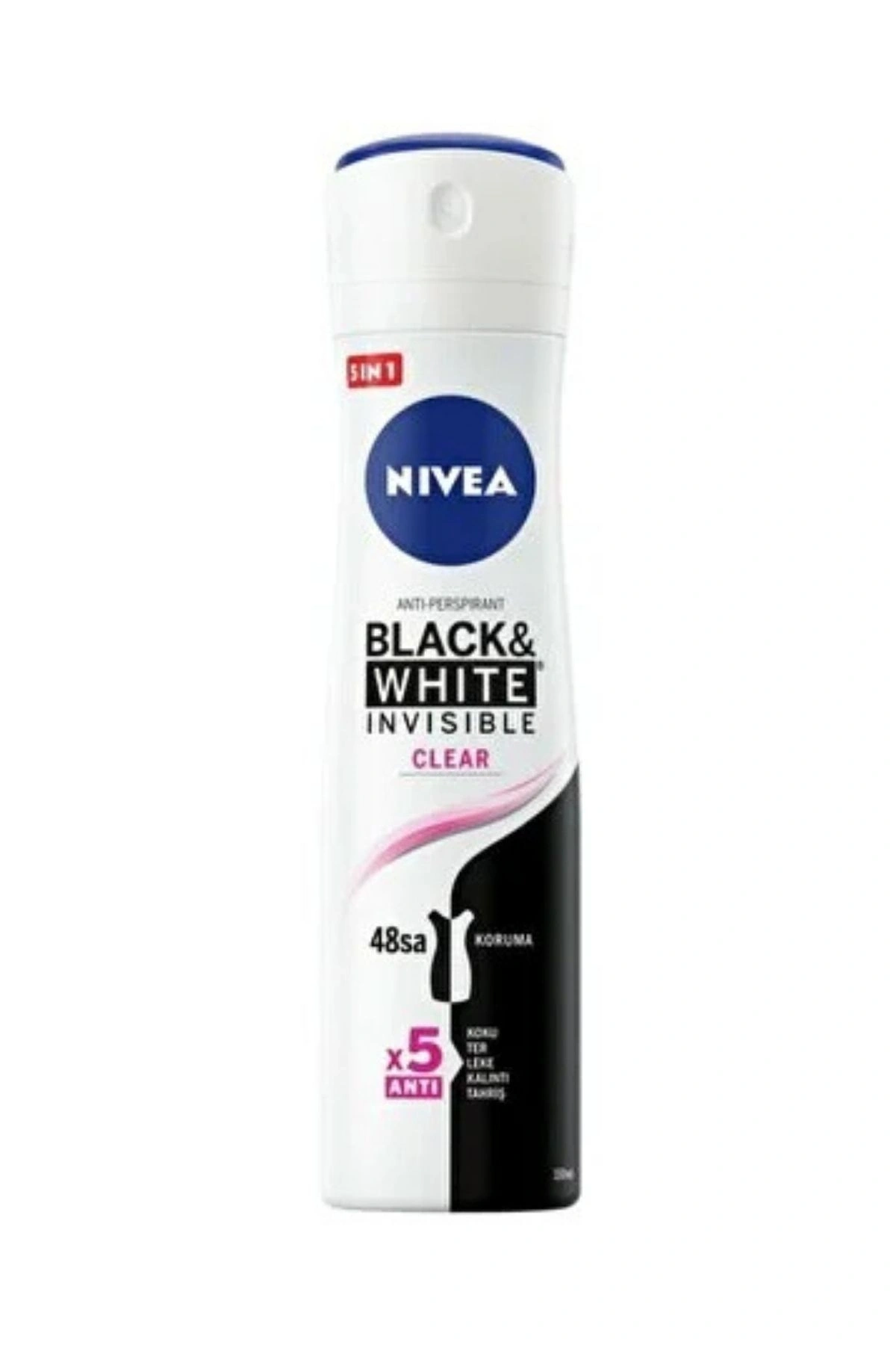 NIVEA Kadın Sprey Deodorant Black& White Invisible Clear