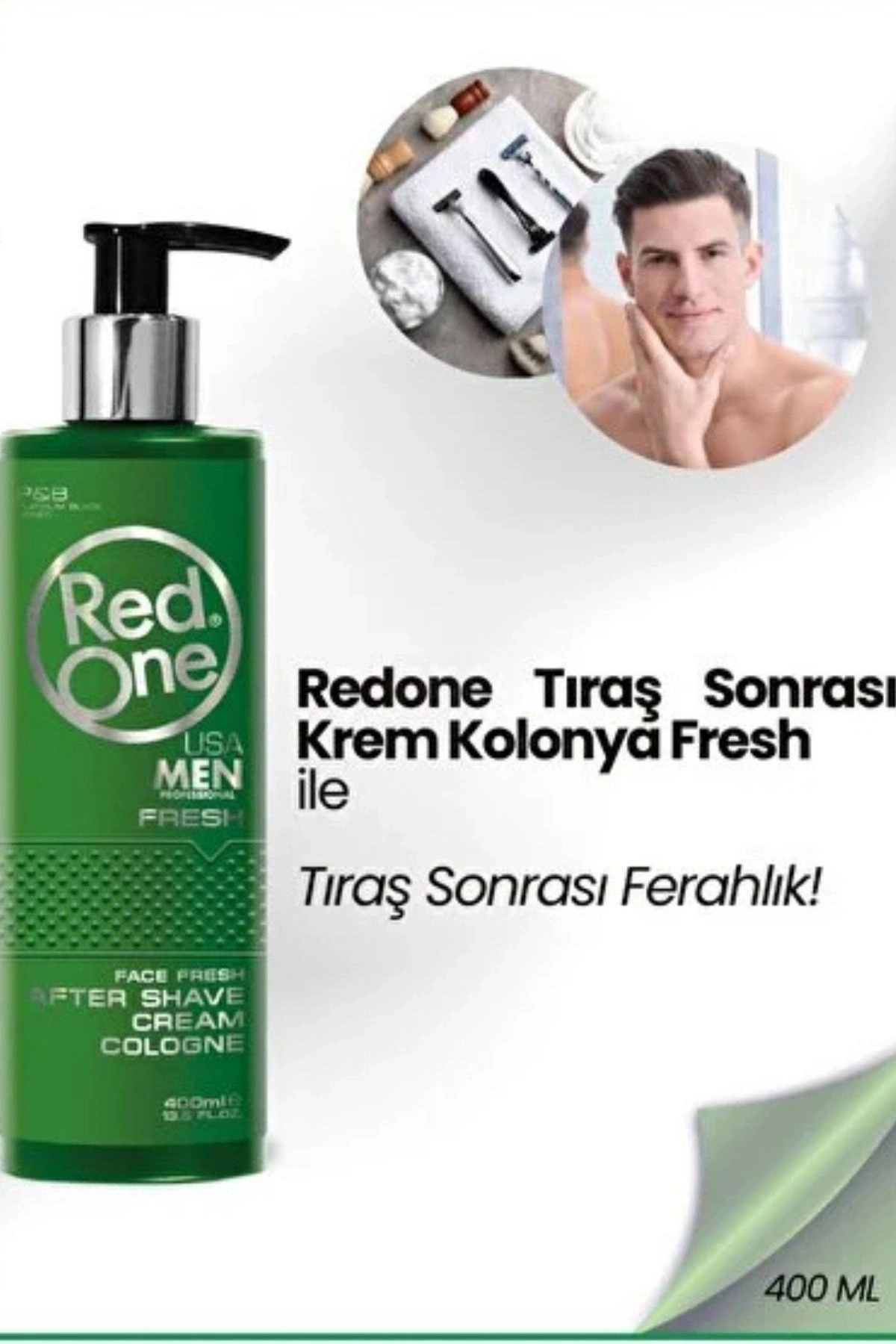 Red One Redone Krem Kolonya Fresh Tıraş Sonrası Balsam Rahatlatır Ve Ferahlatır 400 ml