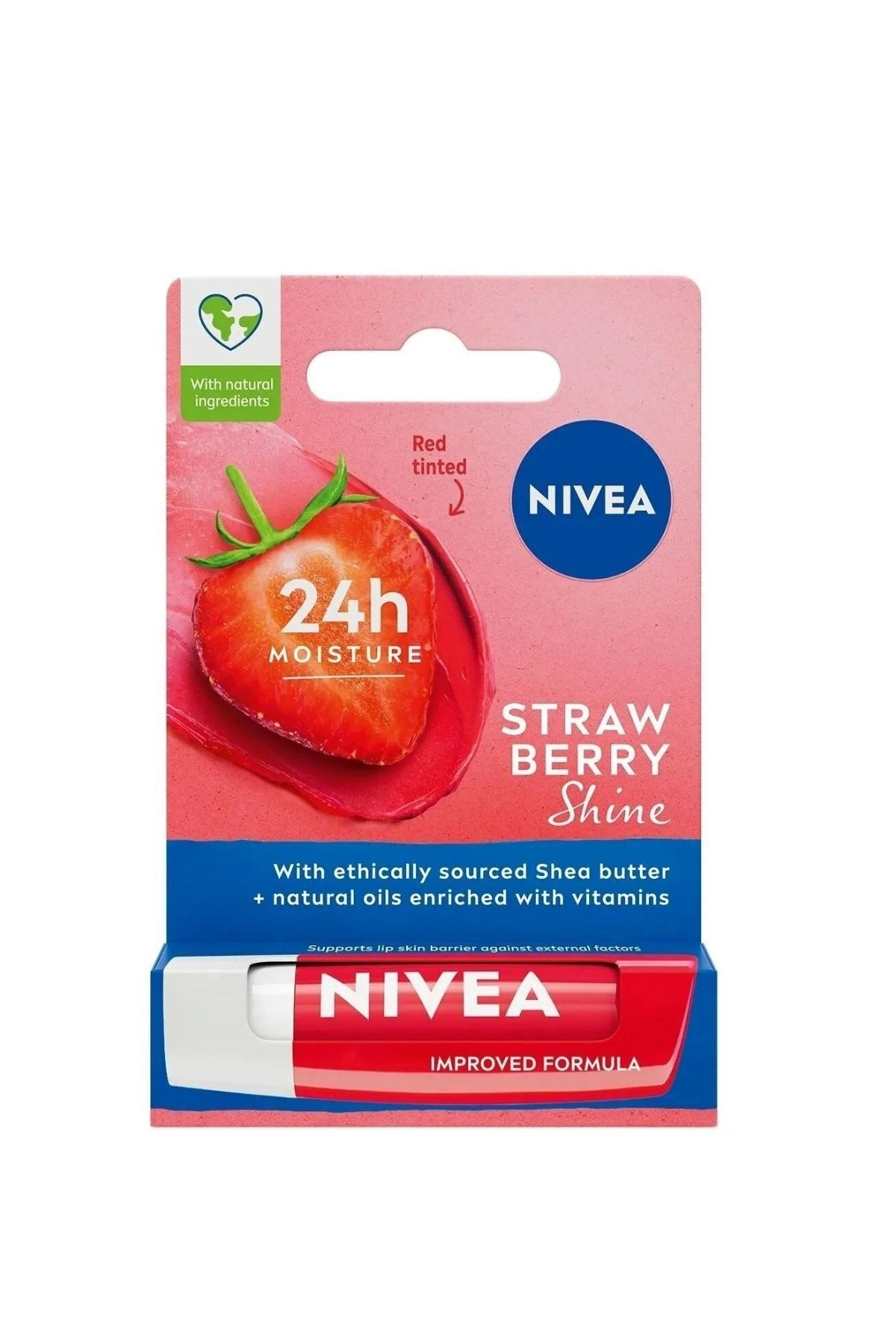 NIVEA Strawberry Shine Dudak Bakım Kremi