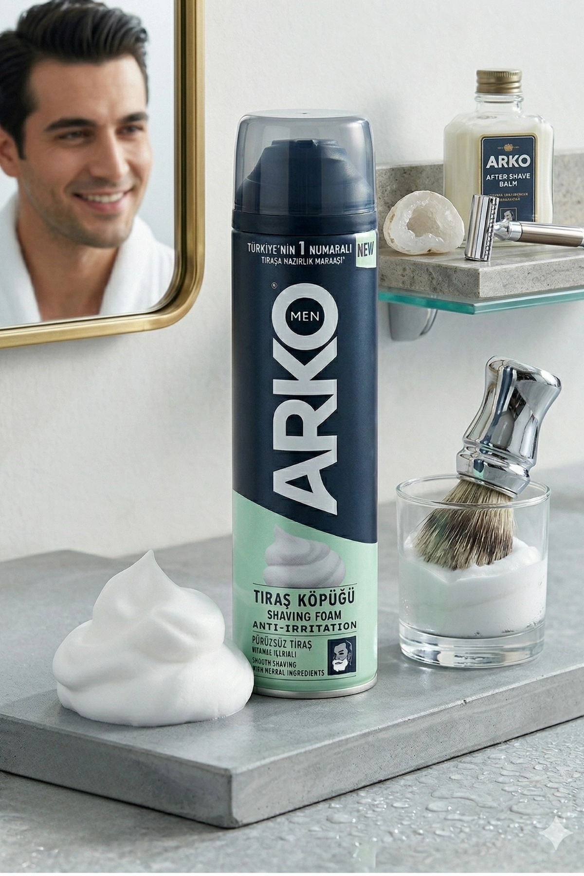 Arko Tıraş Köpüğü Anti Irritation 200 Ml