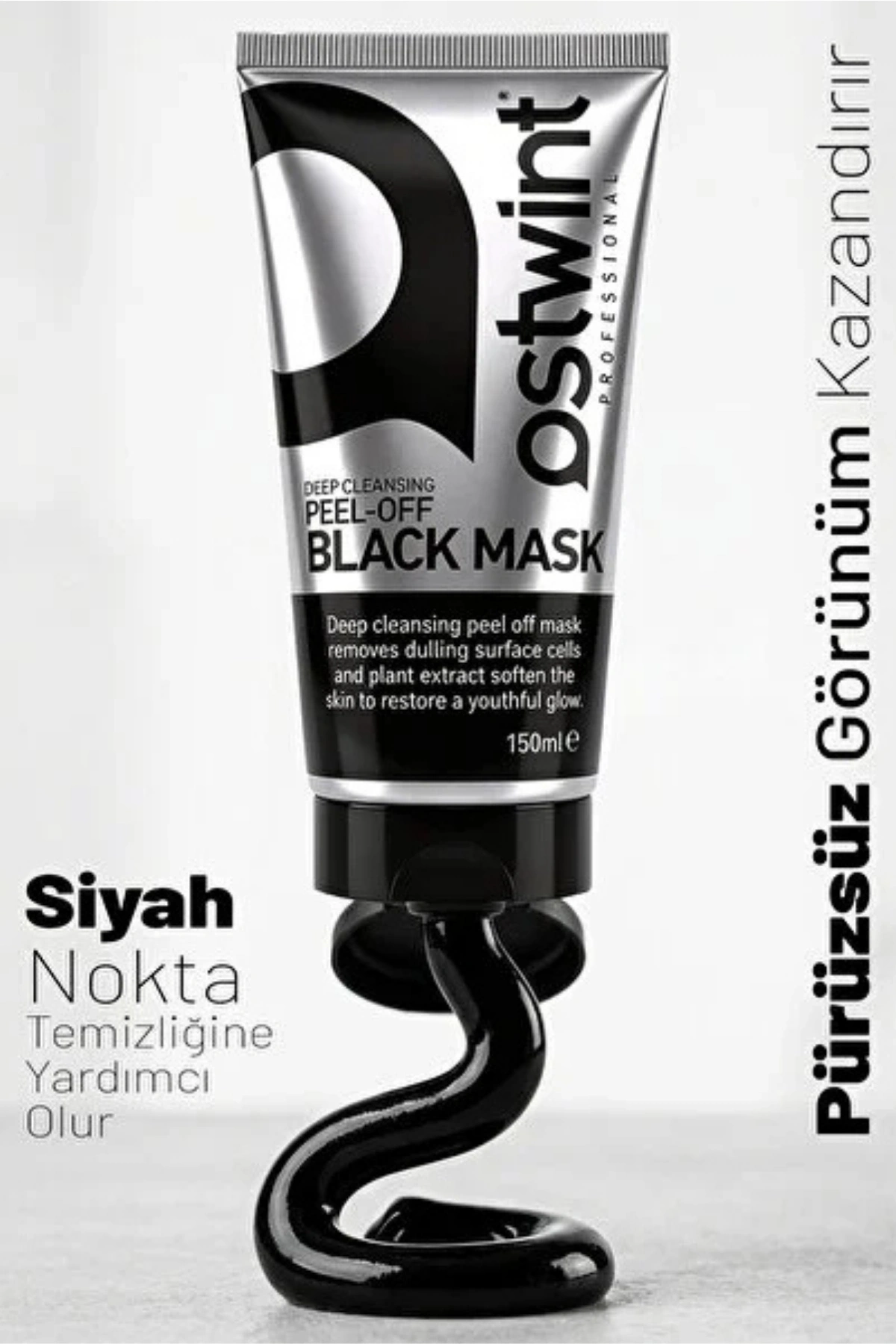 Ostwint Siyah Mask Soyulabilir Maske Siyah Nokta Karşıtı 150 Ml