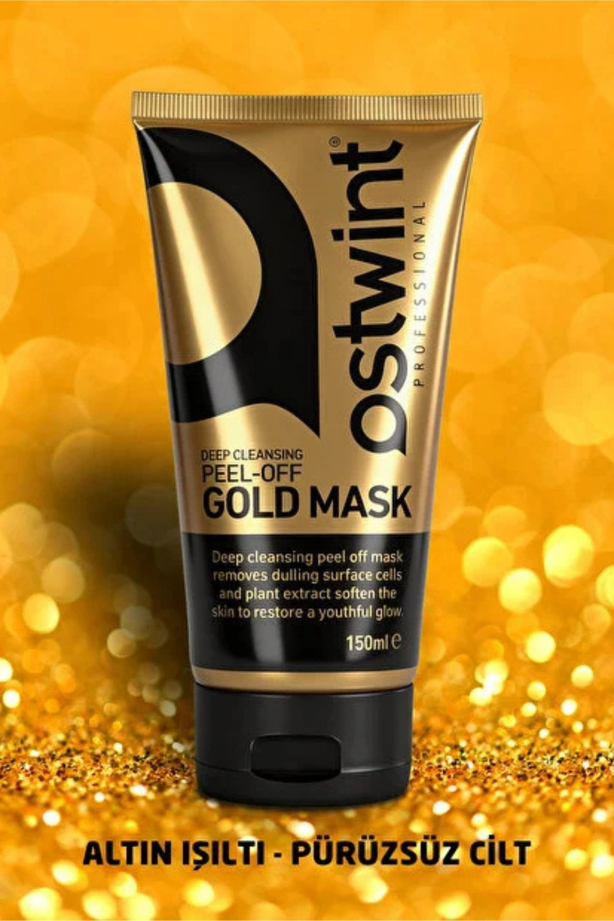Ostwint Professional Peeling Gel Soyulabilir Altın Maske 150ml Aydınlatıcı