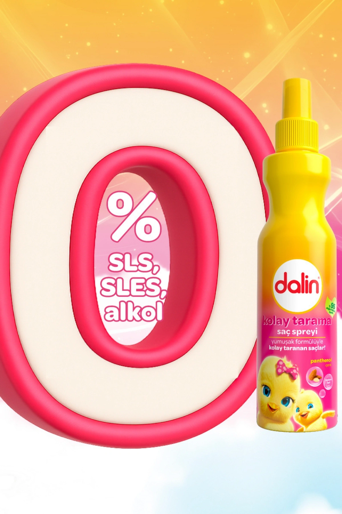 Dalin Kolay Tarama Saç Spreyi Badem Özü Ve Panthenol 200 ml