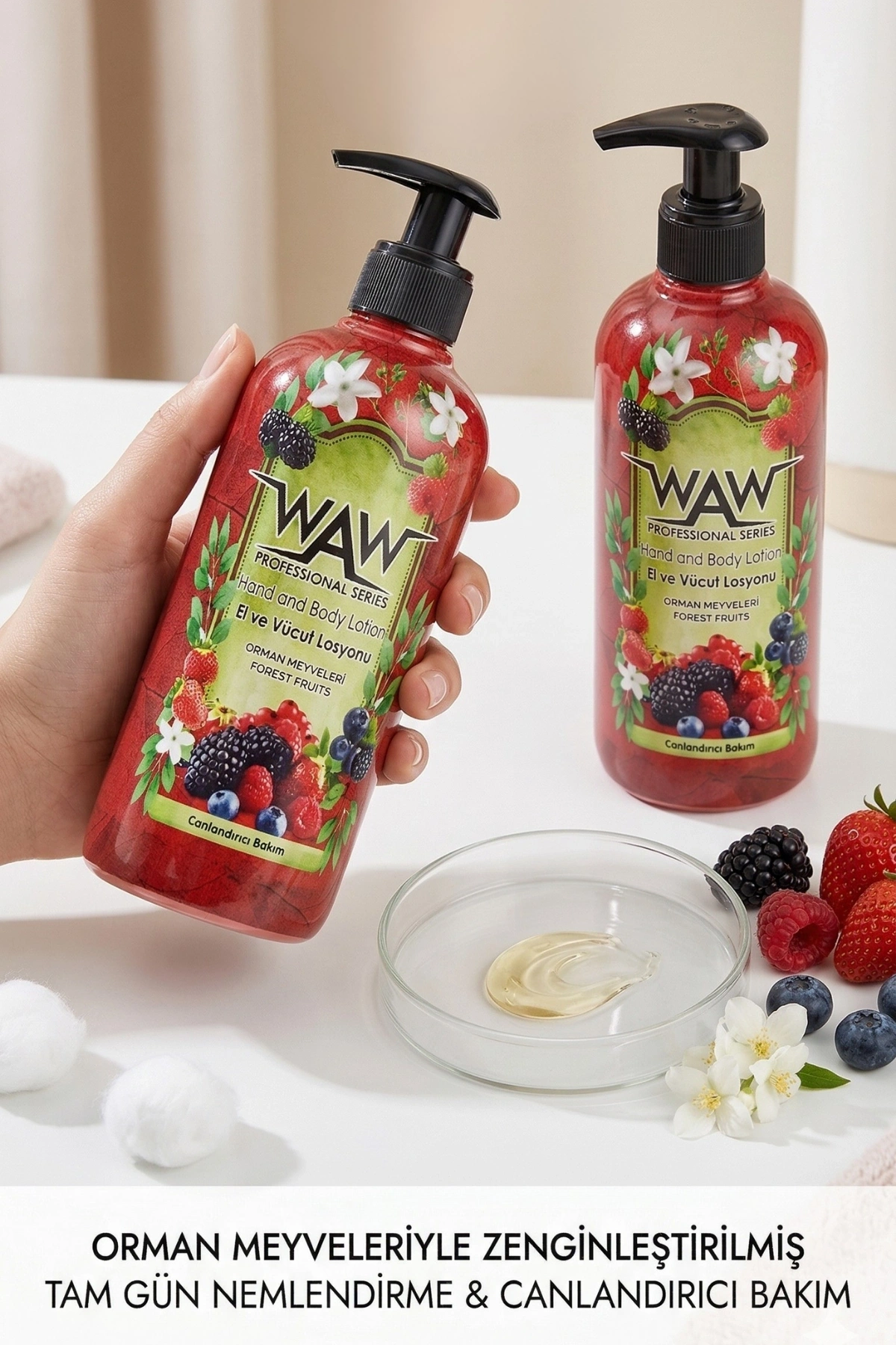 Waw El ve Vücut Losyonu Orman Meyveleri 500ml