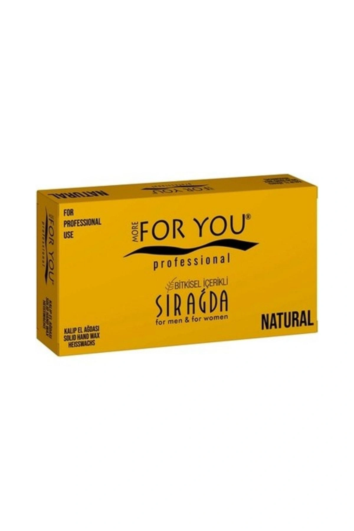 More For You Bitkisel Kalıp Sir Ağda Naturel (Sarı) 500ml