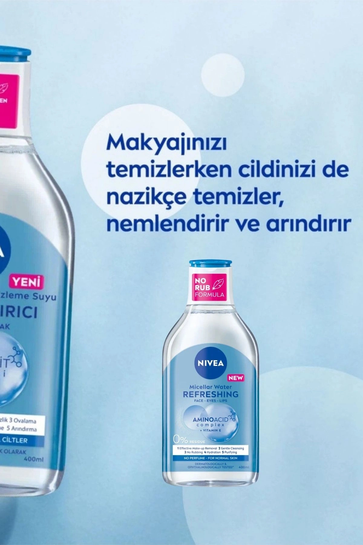 Nivea Micellar 400 ml Yenileyici Makyaj Suyu