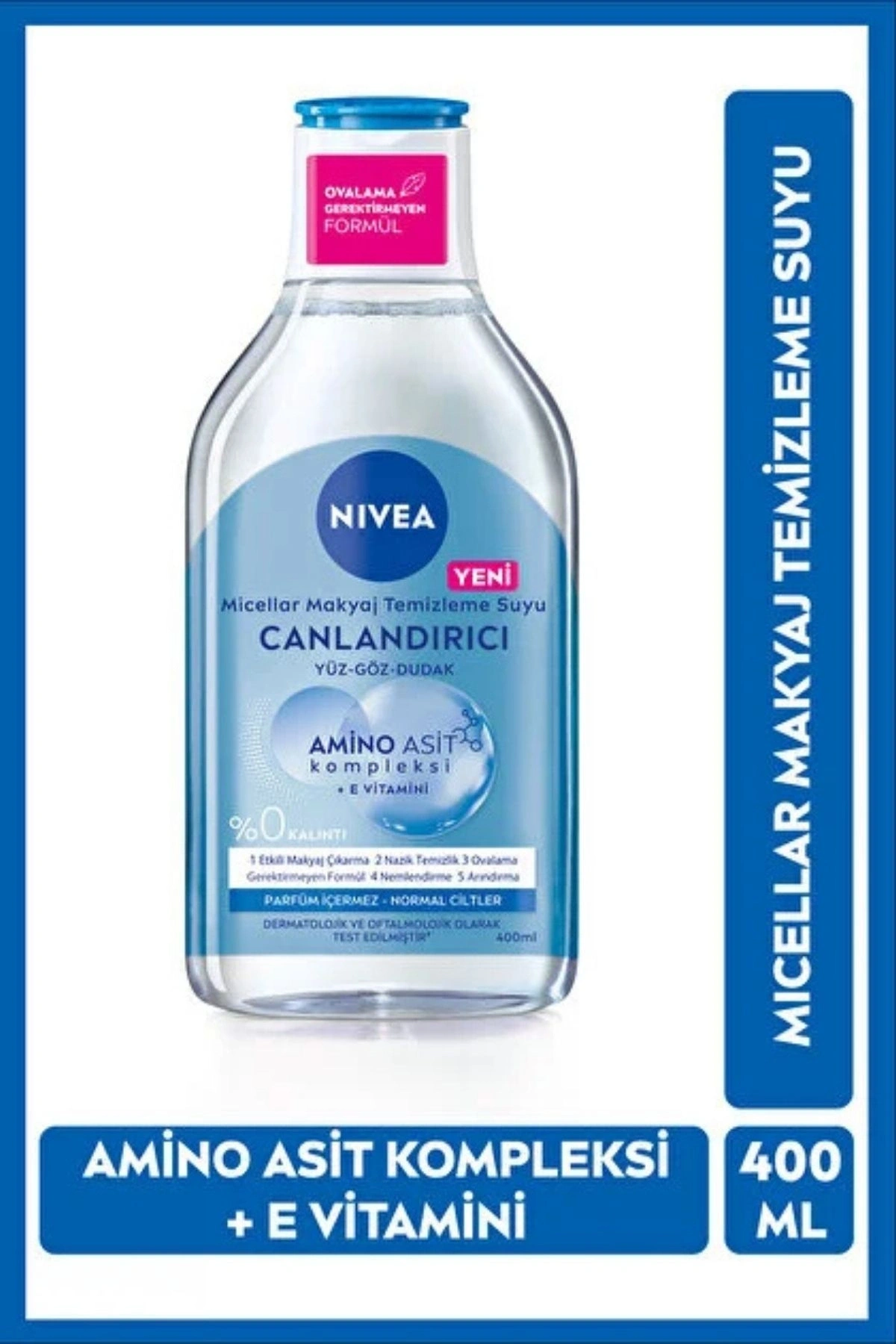 Nivea Micellar 400 ml Yenileyici Makyaj Suyu